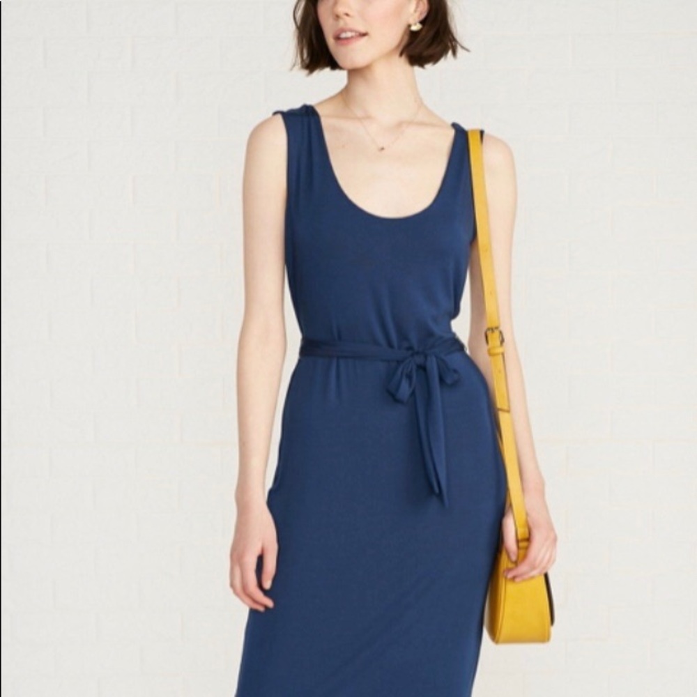 NWT Amour Vert Sheryl Dress Blue